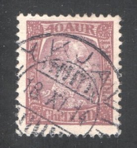 Iceland #42  F/VF Used,  Cat. $7.00  ....   2790036