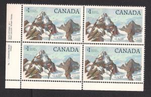 CANADA SC# 934 VF MNH 1982 PB#1 BK/4 LL