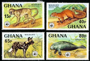 Ghana Stamps # 621-4 MNH VF WWF set