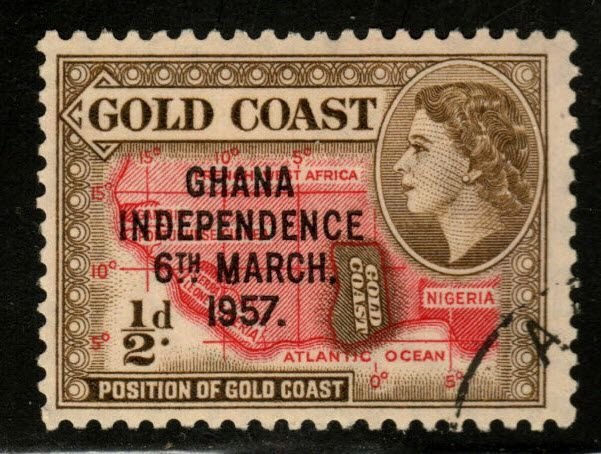 GHANA Scott 5 Used stamp