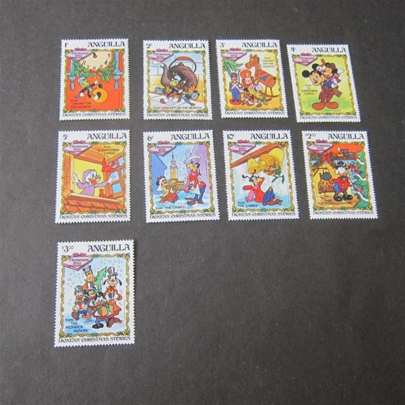 Anguilla 1983 Disney Sc 547-555 set of 9 MNH