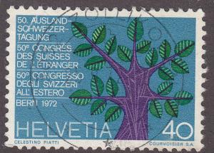 Switzerland 543 Symbolic Tree 1972