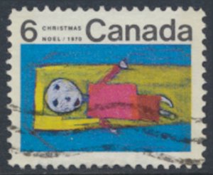 Canada  SC# 524  Used Christmas Baby Jesus  see  details & scans