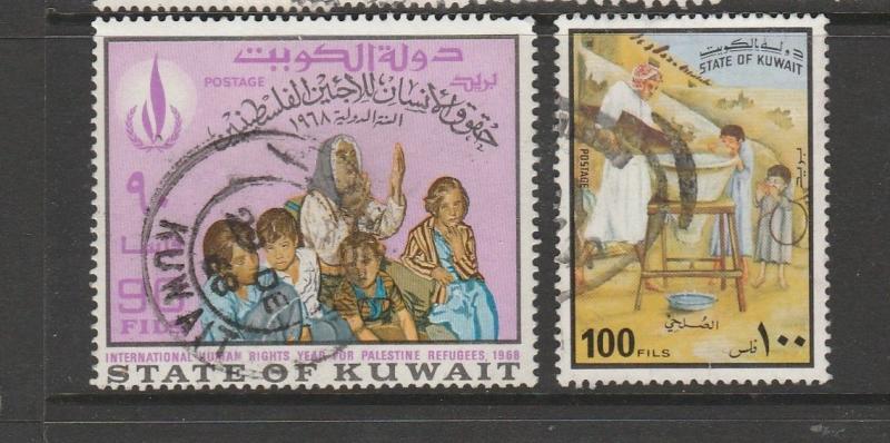 Kuwait 2 Higher val commems SG 399 & 790 Used