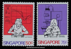 Singapore Scott 371-374 Mint never hinged.