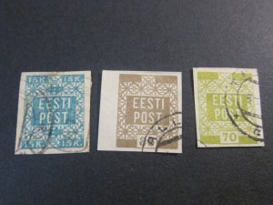 Estonia 1918 Sc 2-4 FU