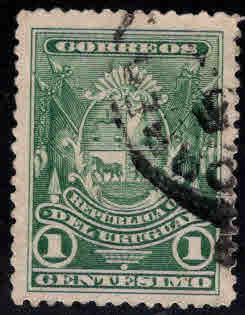 Uruguay Scott 102 Used stamp