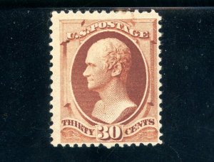 USAstamps Unused FVF US Serie of 1888 Hamilton Scott 217 OG MHR