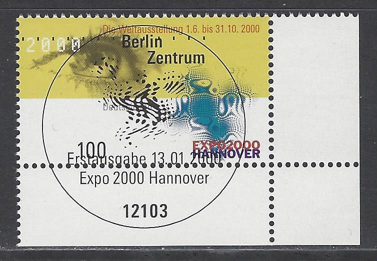 Germany Bund Scott # 2060, used, first day cancelled