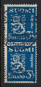 FINLAND 176 VFU PAIR 620F-3