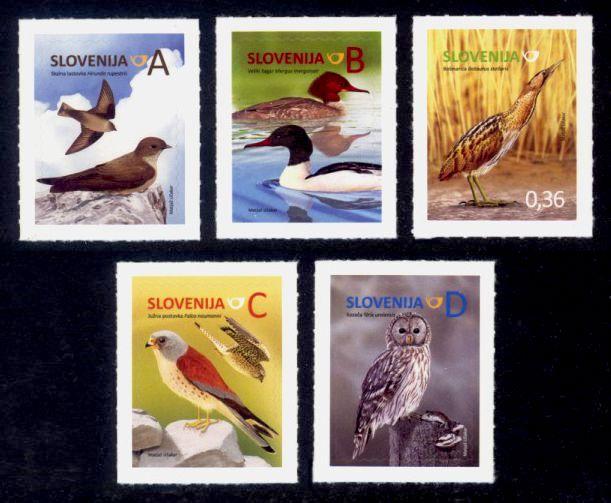 Slovenia Sc# 1043-7 MNH Birds (S/A)