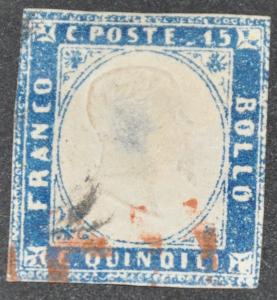 DYNAMITE Stamps: Italy Scott #22 (thin spot)  USED