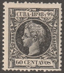 Cuba, stamp, Scott#172,  mint, hinged,  60 centavos,