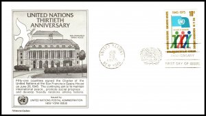 UN New York 260 Aristocrats NY U/A FDC