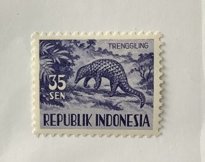 Indonesia 1956  Scott 429 MNH - 35s, Animals, pangolin