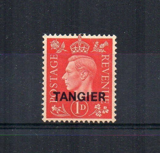 Morocco Agencies - Tangier 1937 1d GB opt MH