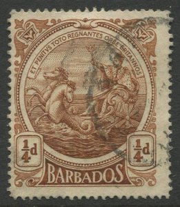 STAMP STATION PERTH Barbados #127 Seal Of The Colony Issue used Wmk 3 -1916-1918