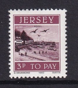 Jersey  #J35   MNH  1982  postage due 3p