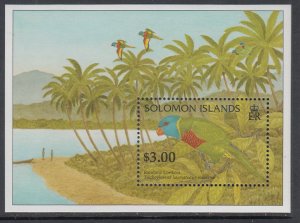 Solomon Islands 823 Bird Souvenir Sheet MNH VF