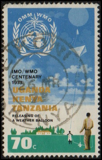 KUT 260  - Used - 70c Weather Balloon / WMO (1973)