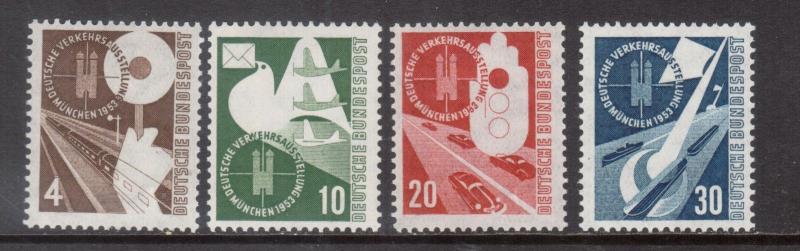 Germany #698 - #701 Mint Never Hinged Set