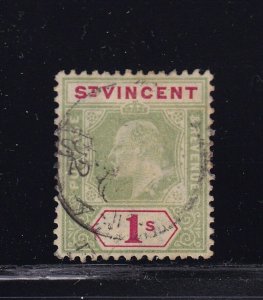 St Vincent Scott # 77 VF used neat cancel nice color scv $ 65 ! see pic !