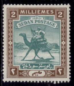 SUDAN QV SG11, 2m green & brown, M MINT.