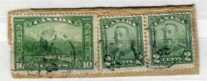 CANADA; 1930s early GV issues small used postmark Piece