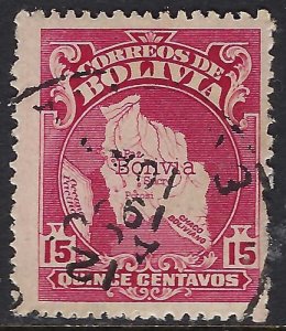 Bolivia 191 VFU MAP K579-3