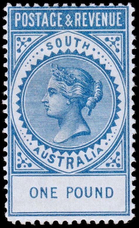 South Australia Scott 85 (1886) Mint H VF, CV $550.00 M