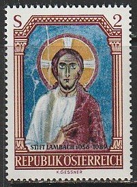 1967 Austria - Sc 798 - MNH VF - 1 single - Christ in Glory