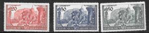 Liechtenstein #154-156  Scene of Homage set complete (MNH)  CV $14.00