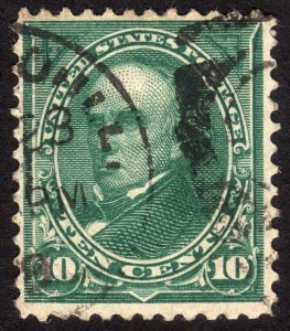 1895, US 10c, Webster, USed, Sc 273