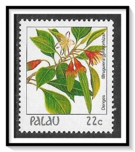 Palau #132 Indigenous Flowers MNH