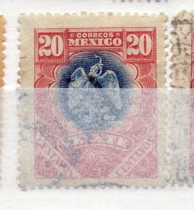 Mexico 1899 Pictorial Early Issue Fine Used 20c. 311107