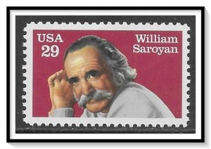 US #2538 William Saroyan MNH