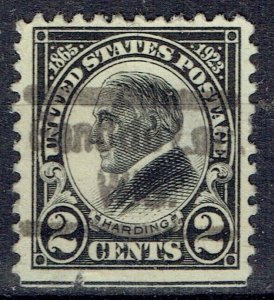 1923 2c BK Harding Precancel f/FOND DU LAC WI (610-523) SCARCE so clear