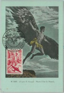 81271 - FRANCE - postal history - MAXIMUM CARD - AVIATION Icarus...-