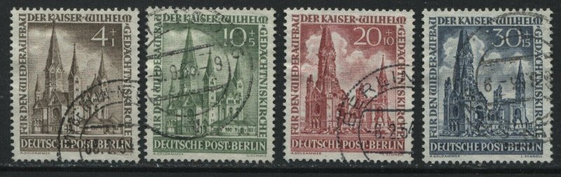 Germany Berlin Semi-Postals complete set of 4 used