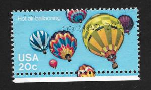 SC# 2034 - (20c) - Hot Air Balloons, used