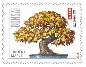 4622b, Bonsai Trees Booklet Pane of 20 GENUINE Forever Stamps - Stuart Katz 