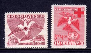 Czechoslovakia - Scott #B168-B169 - MNH - Minor gum bump #B169 - SCV $13