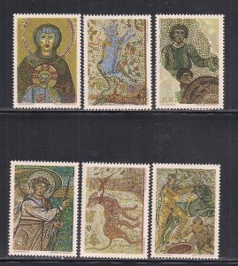 YUGOSLAVIA SC# 1011-16   FVF/MNH  1970