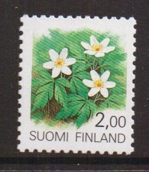 Finland    #829   MNH  1990  flowers  2m