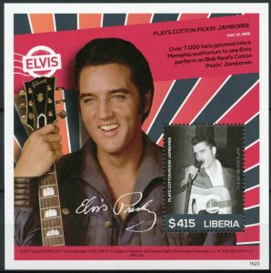 Liberia 2016 MNH Elvis Presley His Life in Stamps Jamboree Celebrities 1v S/S IV