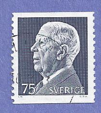 Sweden Scott #959 King Gustaf VI Adolf, CV $.20, Used