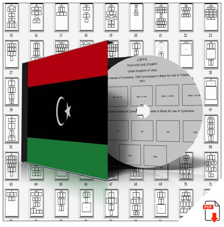 LIBYA STAMP ALBUM PAGES 1912-2011 (370 PDF digital pages)