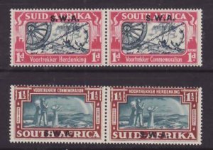 South-West Africa-Sc#133-4- id9-unused og NH set-Voortrekkers-1938-