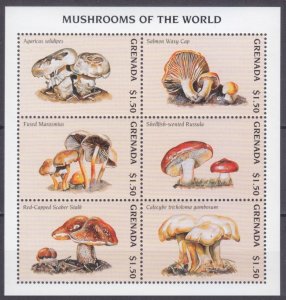 1997 Grenada 3596-3601KL Mushrooms 10,00 €