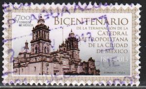 MEXICO 2830, 200th Anniv. Mexico City's Cathedral. USED. F-VF (869)